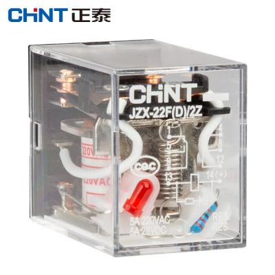 CHINT/正泰电器 JZX-22F 小型中功率电磁继电器 JZX-22F(D)/4Z 插 DC24V